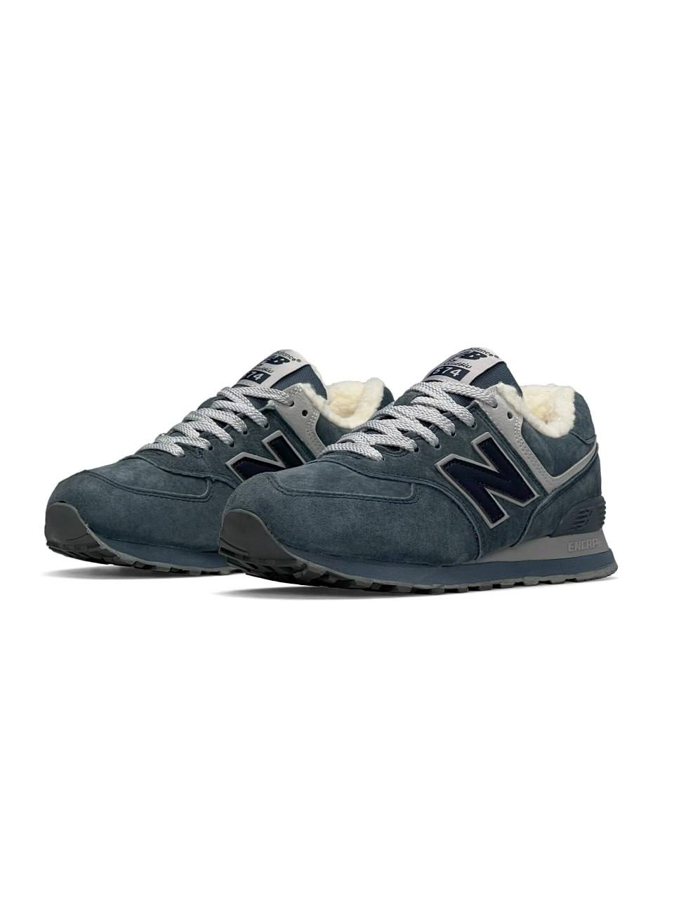 New Balance 574 Dark Gray Fur