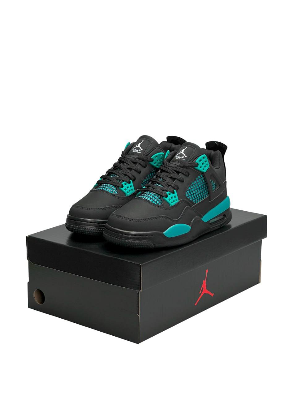 Nike Air Jordan 4 Retro Black Mint Fur