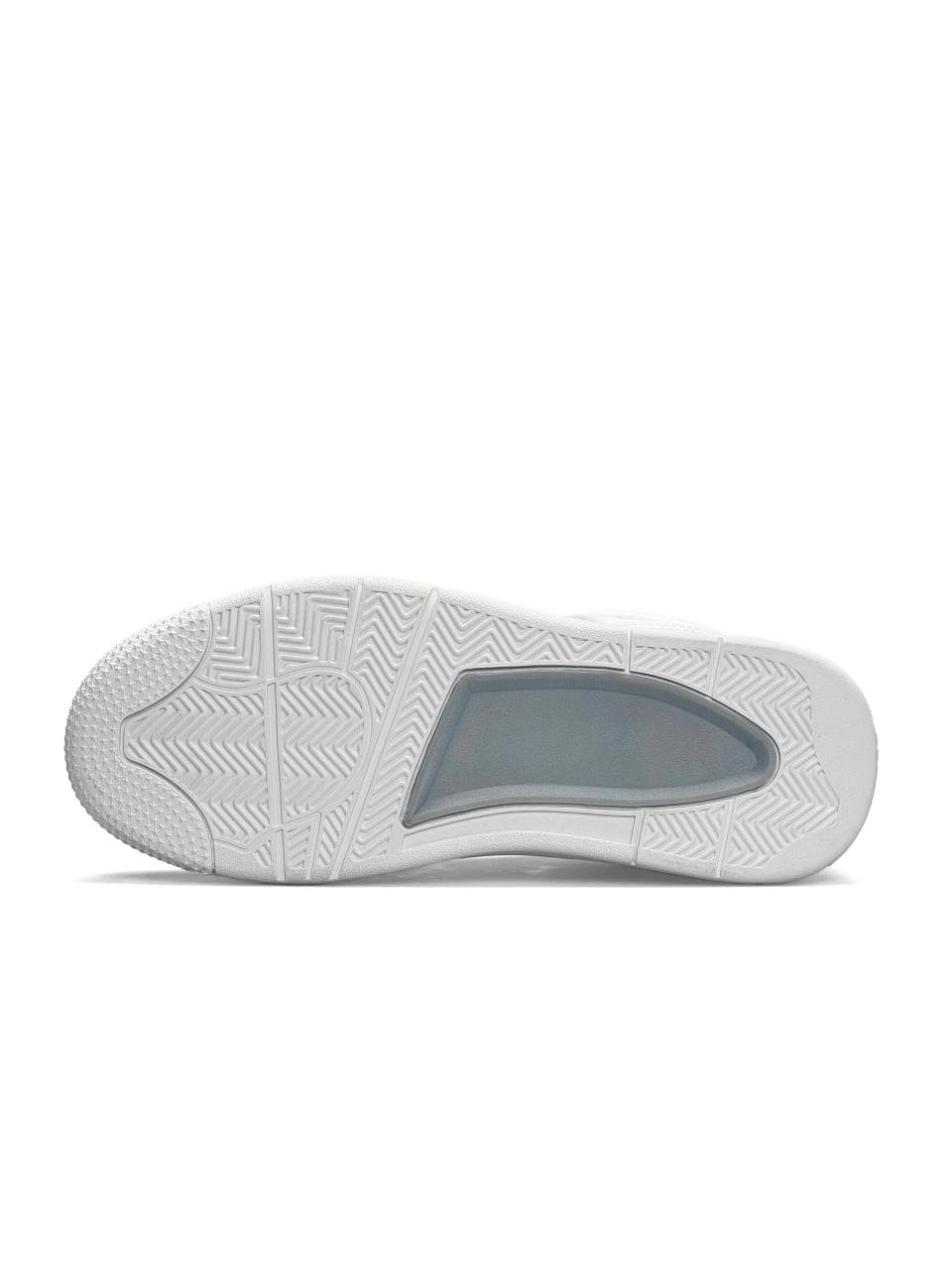 Nike Air Jordan 4 Retro All White Fur