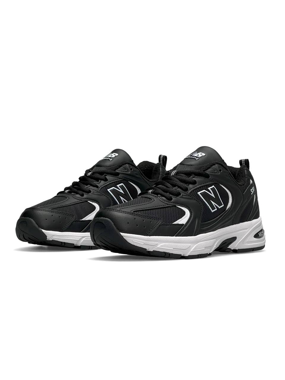 New Balance 530 Fleece Termo Dark Black White