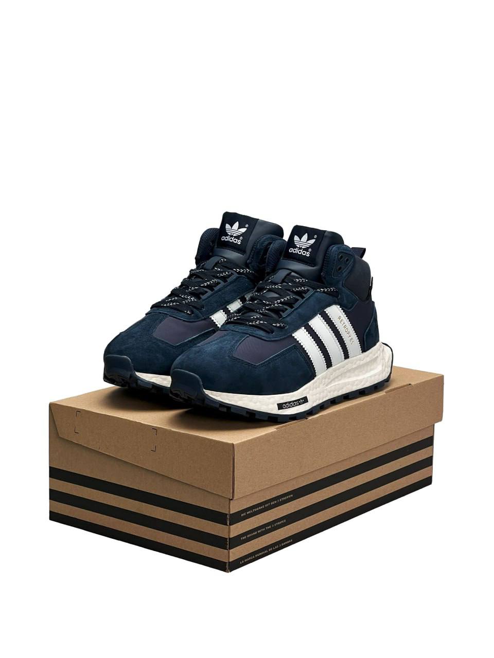 Adidas Retropy E5 Navy White Fur
