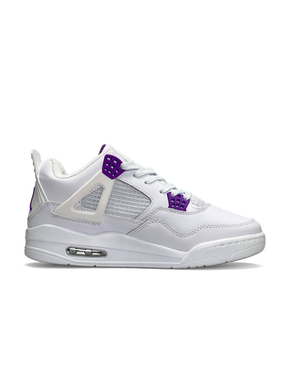 Nike Air Jordan 4 Retro Fleece Termo White Purple