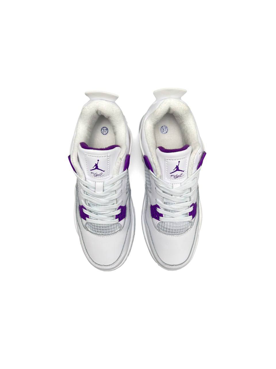 Nike Air Jordan 4 Retro Fleece Termo White Purple