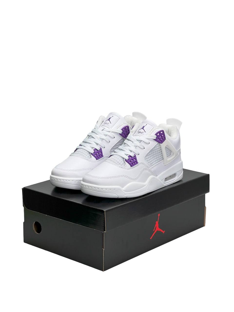 Nike Air Jordan 4 Retro Fleece Termo White Purple