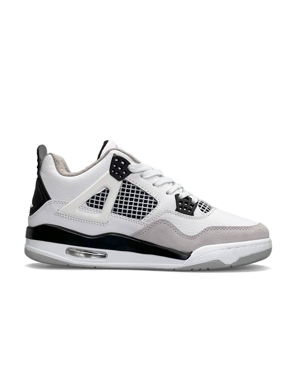 Nike Air Jordan 4 Retro Fleece Termo White Light Gray