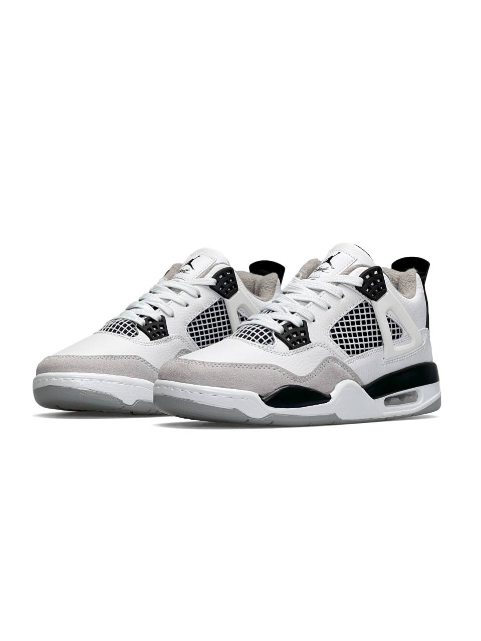 Nike Air Jordan 4 Retro Fleece Termo White Light Gray
