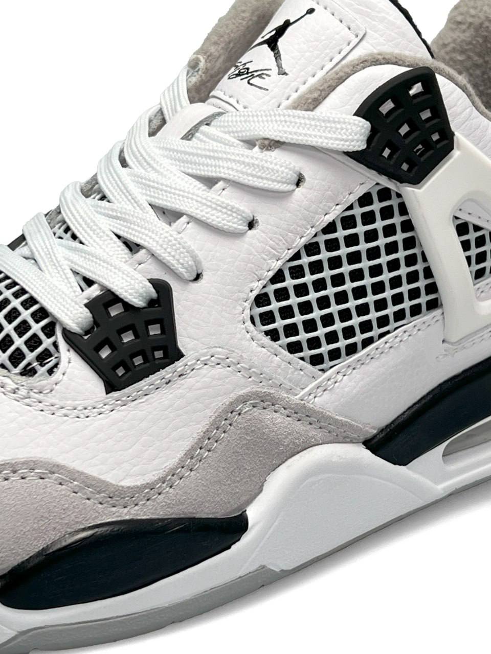 Nike Air Jordan 4 Retro Fleece Termo White Light Gray