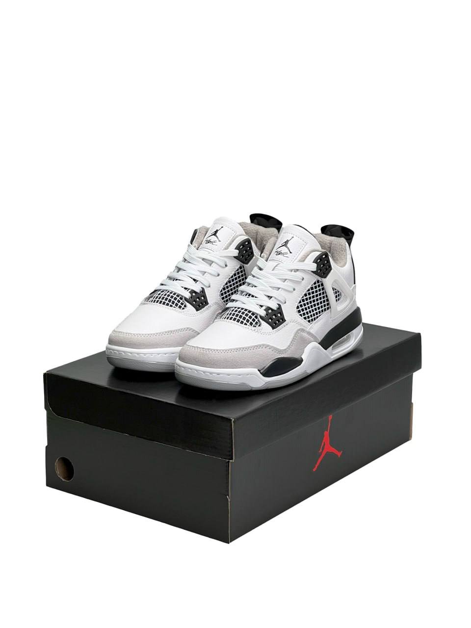 Nike Air Jordan 4 Retro Fleece Termo White Light Gray