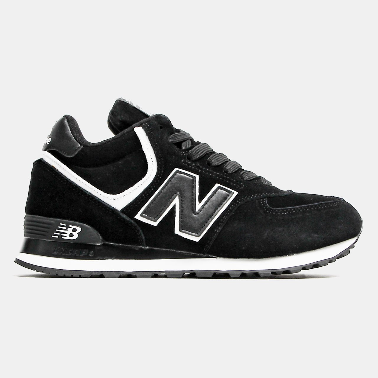 New Balance 574 High Black White
