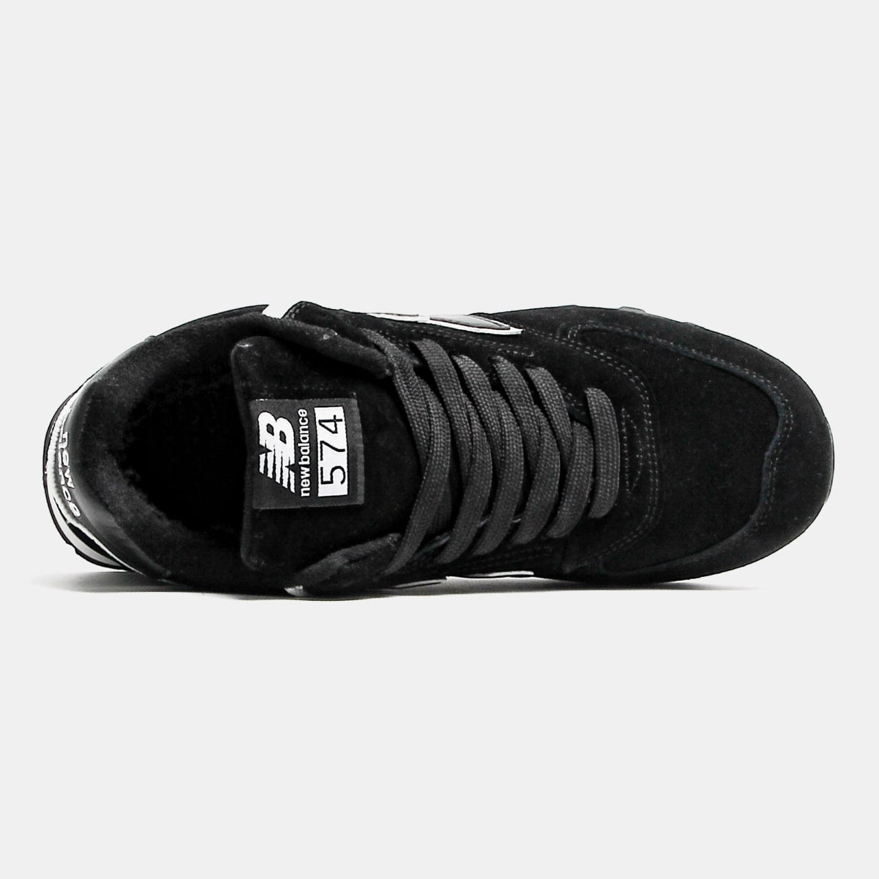 New Balance 574 High Black White