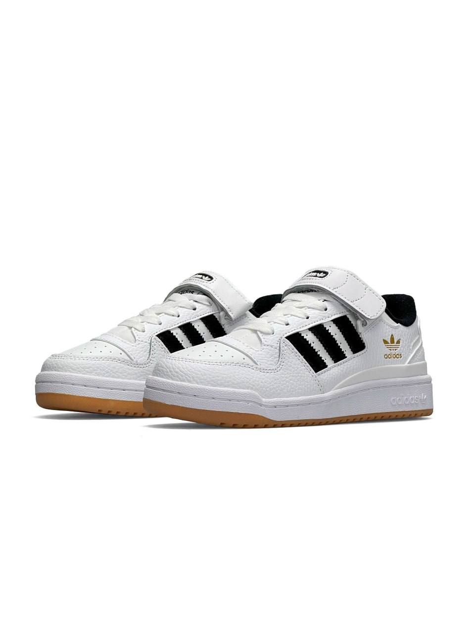 Adidas Forum Low New White Black Gum