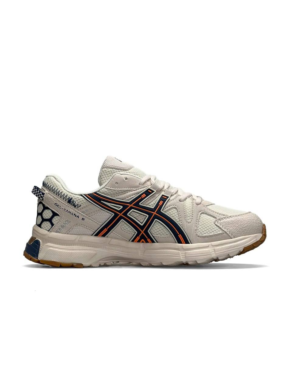 Asics Gel-Kahana 8 Beige Navy Orange