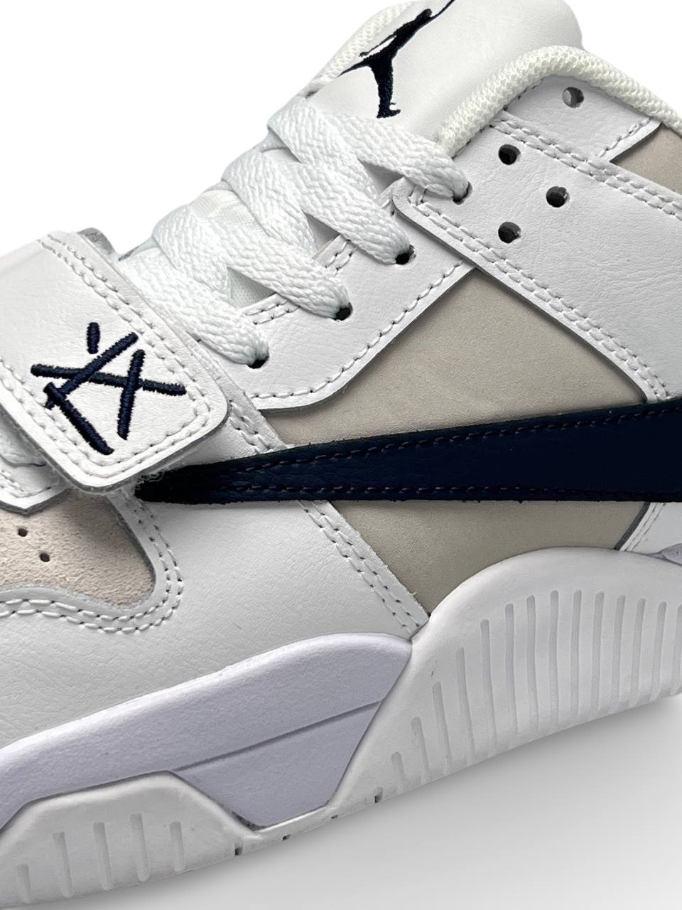 Nike Air Jordan x Travis Scott Cut The Check White Navy