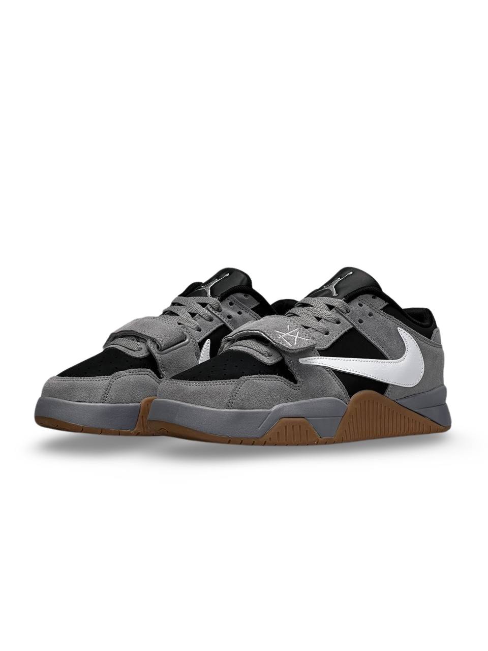 Nike Air Jordan x Travis Scott Cut The Check Gray White Gum