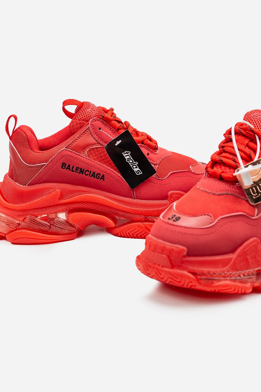Balenciaga Triple S Red