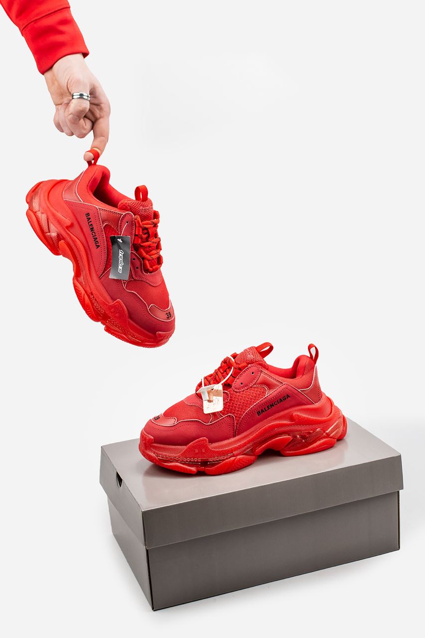 Balenciaga Triple S Red