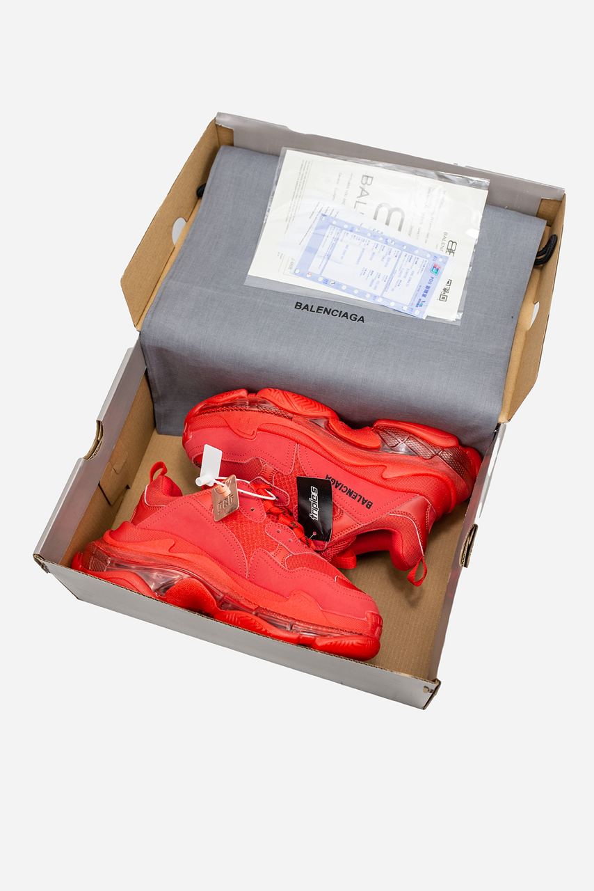Balenciaga Triple S Red