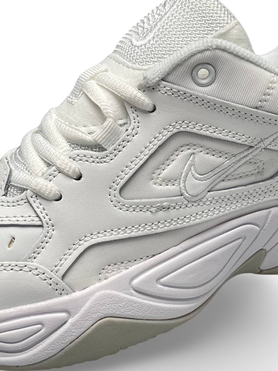 Nike M2K Tekno PRM All White Grey