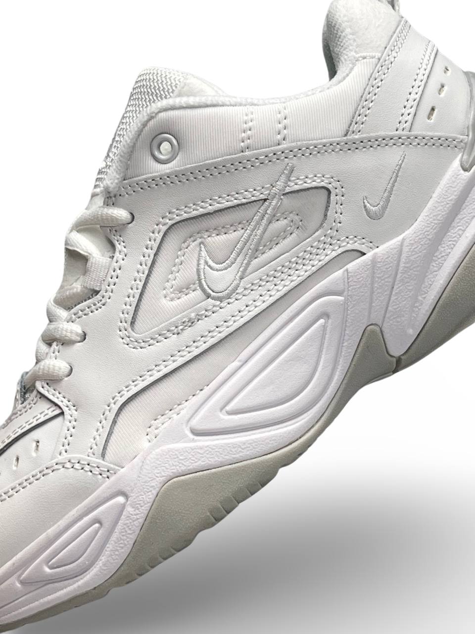 Nike M2K Tekno PRM All White Grey
