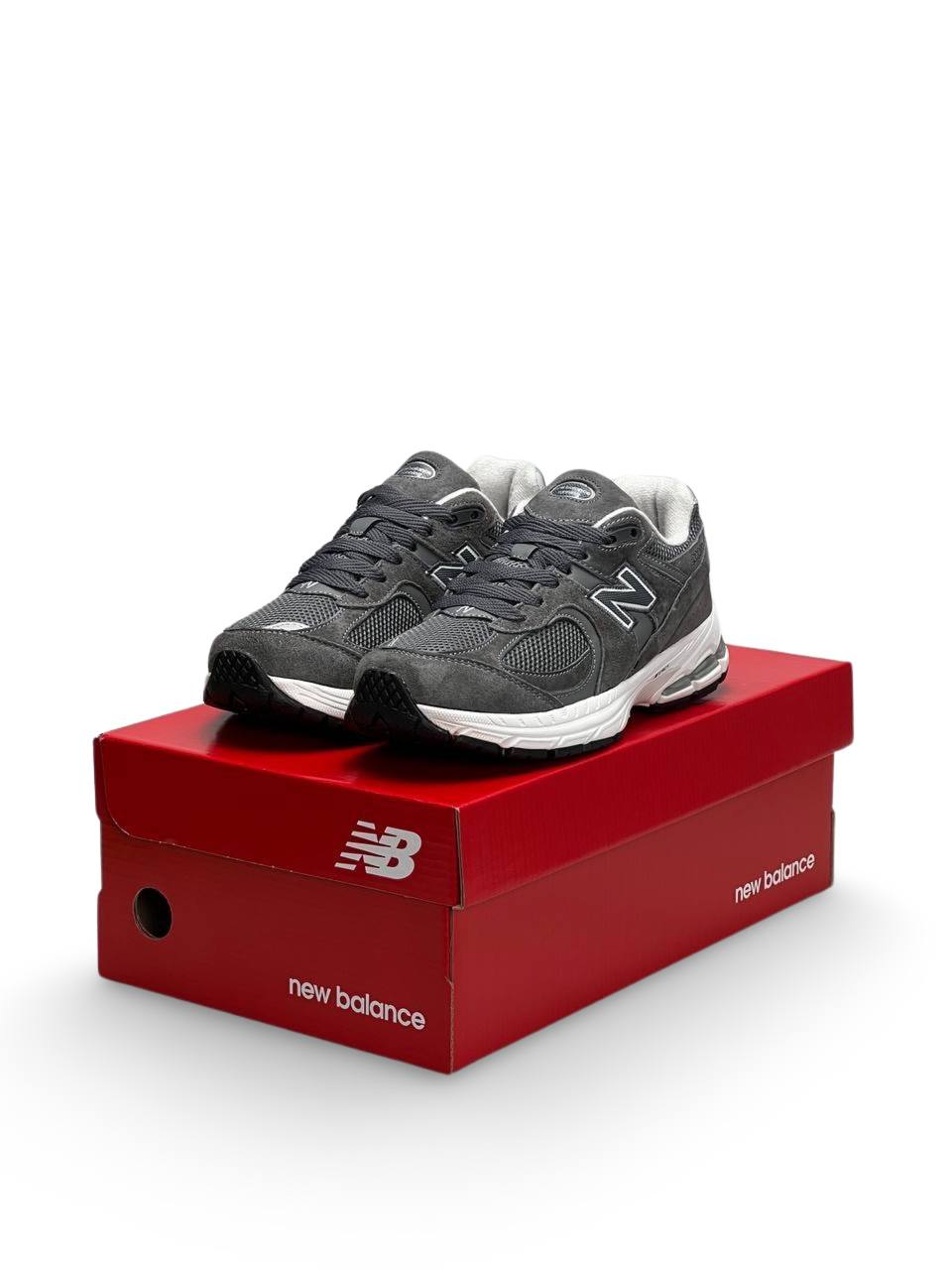 New Balance 2002R Dark Gray White