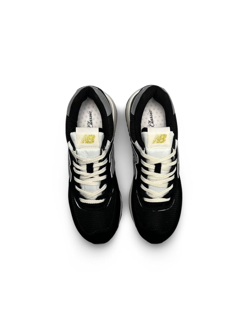 New Balance 574 Classic Black White Gray