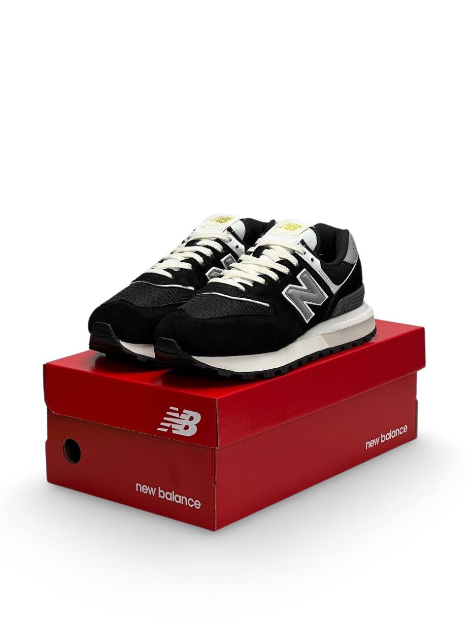 New Balance 574 Classic Black White Gray