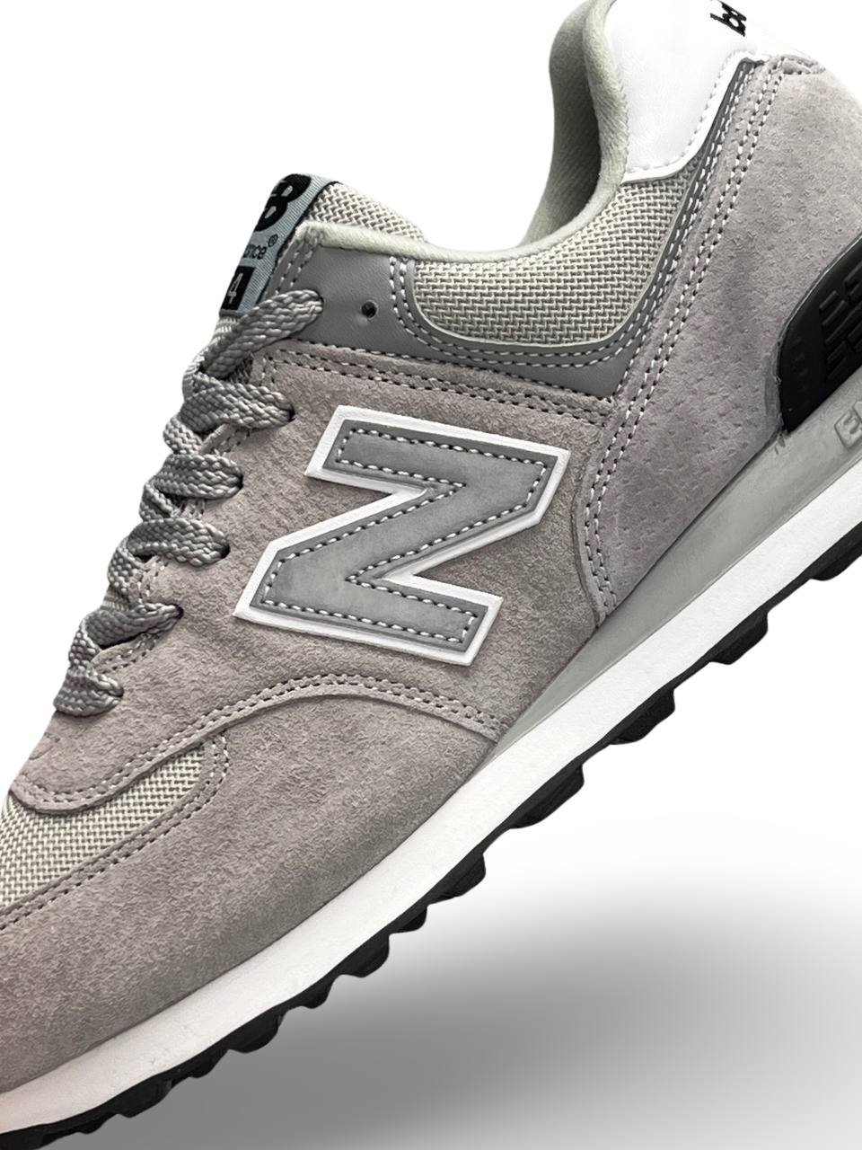 New Balance 574 Light Gray Reflective