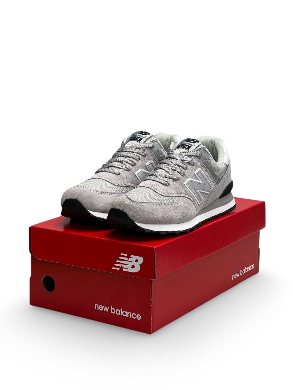 New Balance 574 Light Gray Reflective