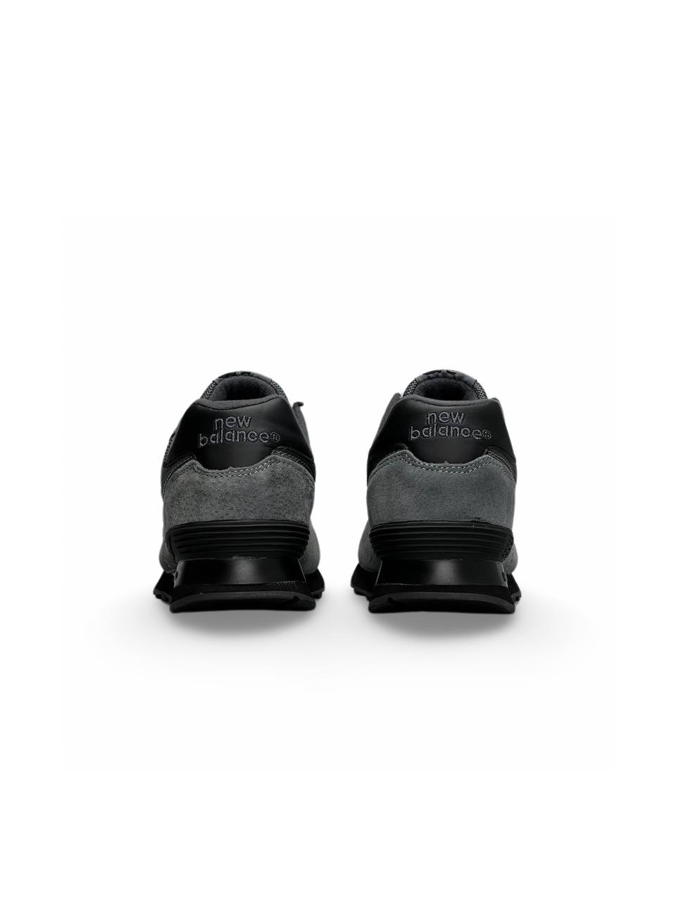 New Balance 574 Dark Gray Black Reflective