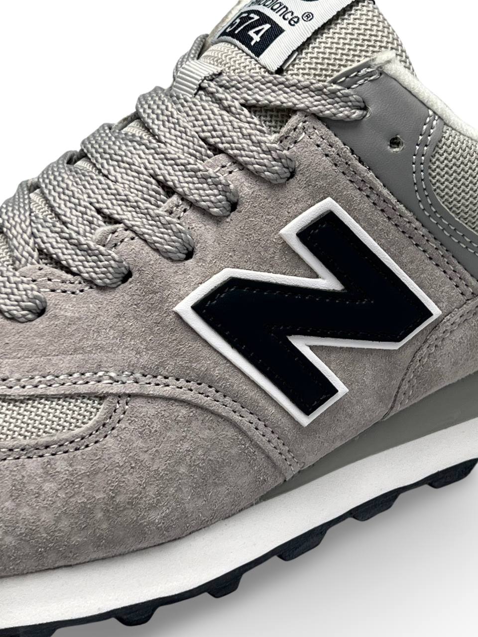 New Balance 574 Light Gray Navy