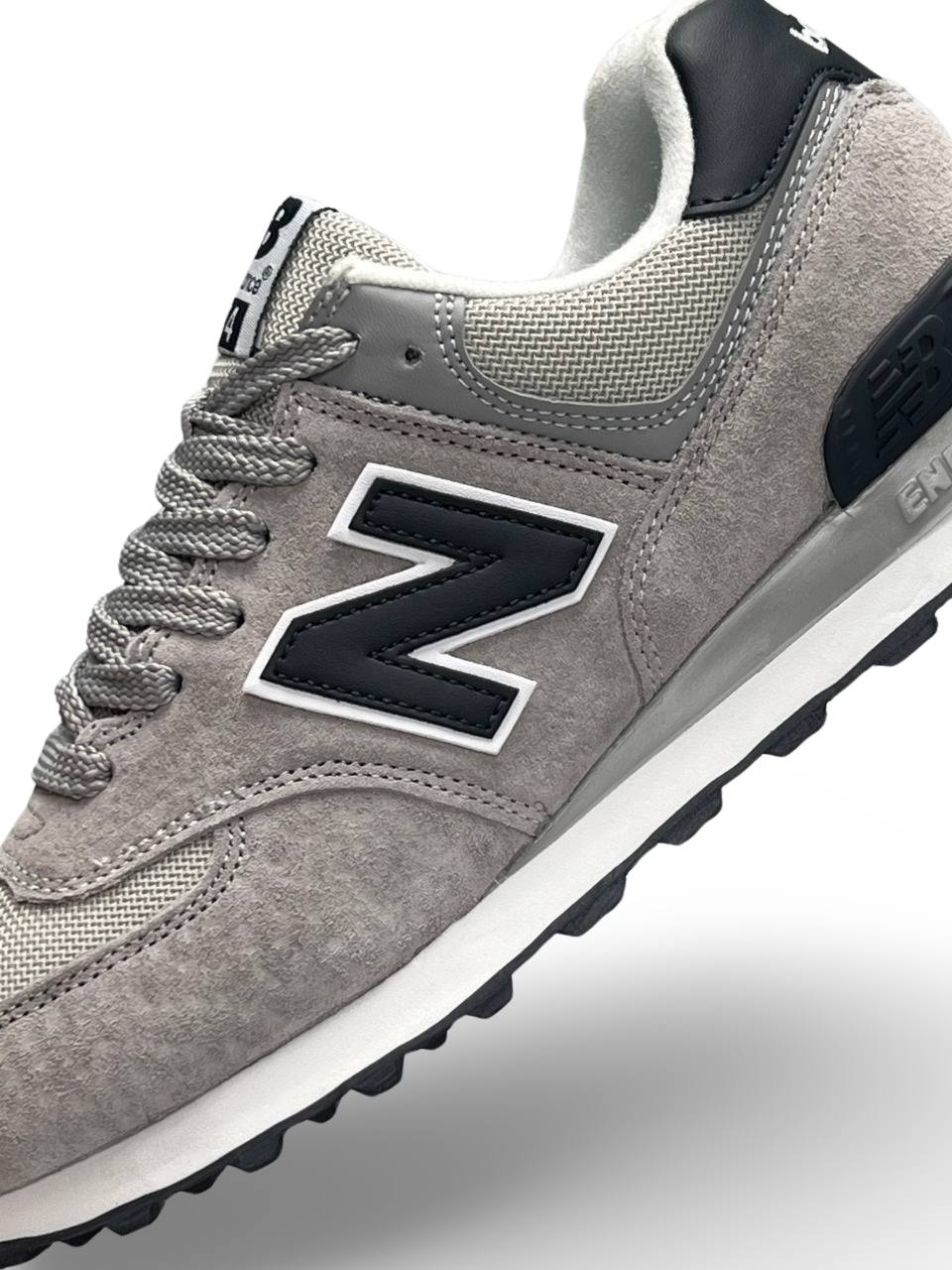 New Balance 574 Light Gray Navy