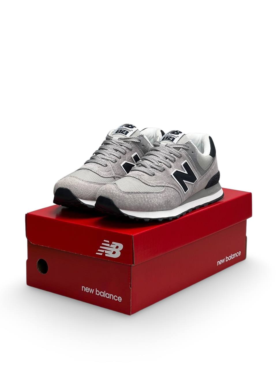 New Balance 574 Light Gray Navy