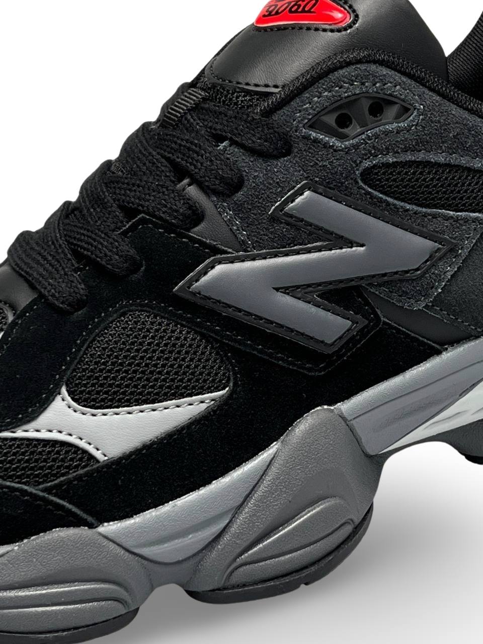 New Balance 9060 Black Gray Red