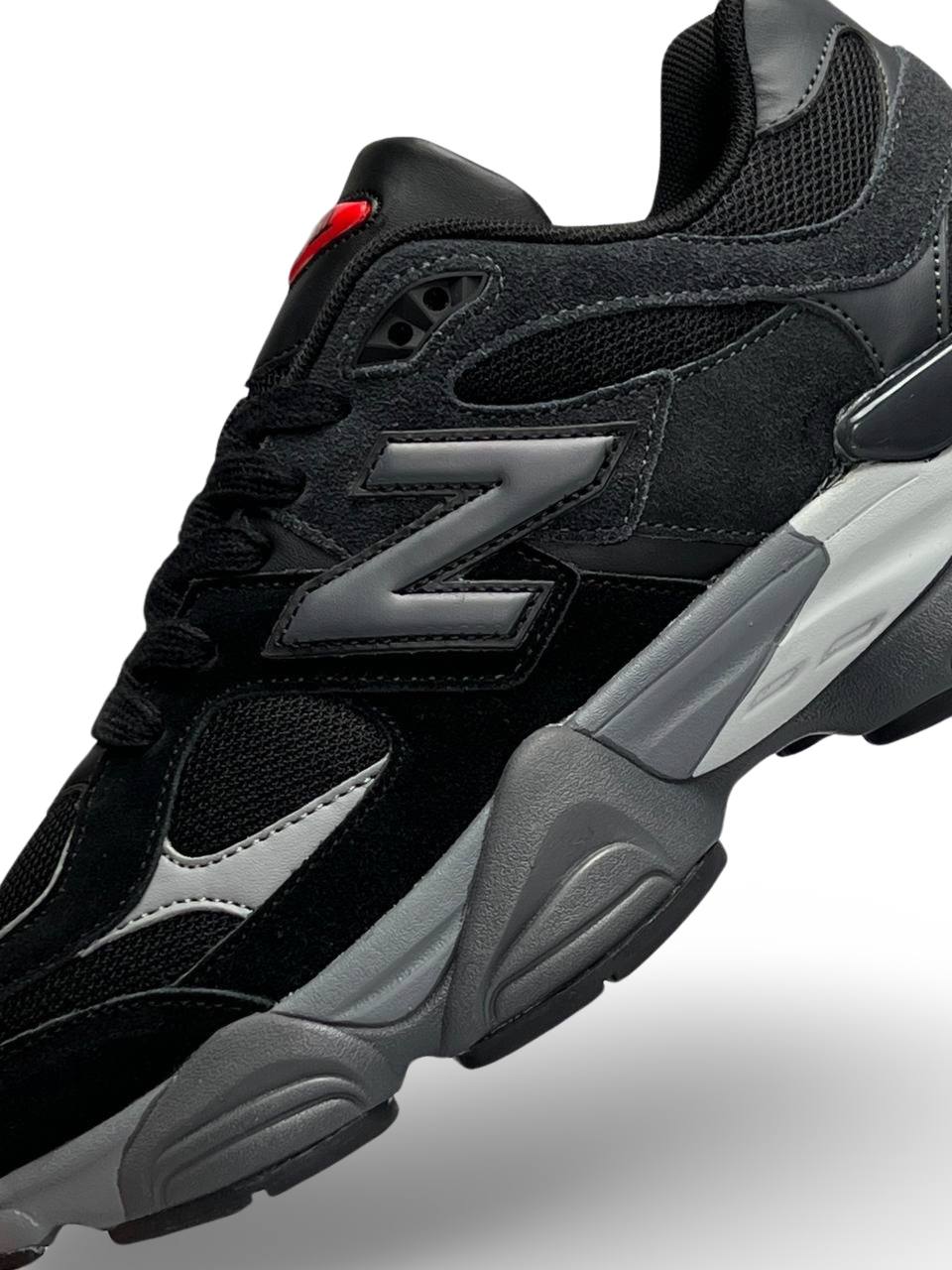 New Balance 9060 Black Gray Red