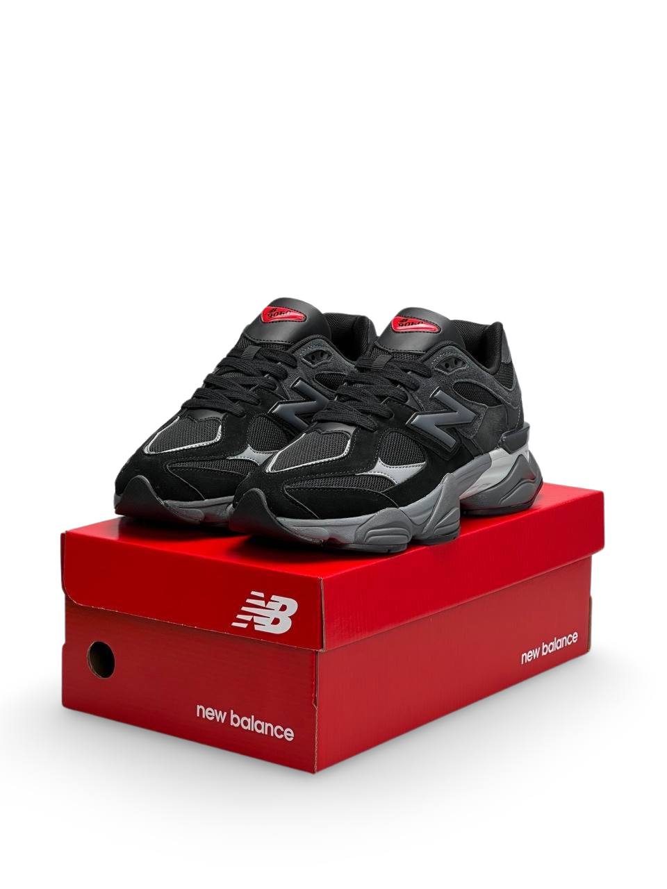 New Balance 9060 Black Gray Red