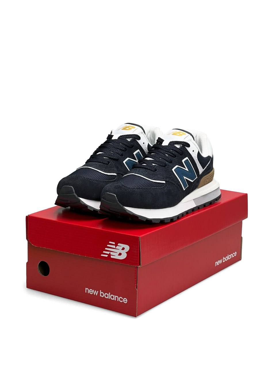 New Balance 574 Classic Navy Blue Sand