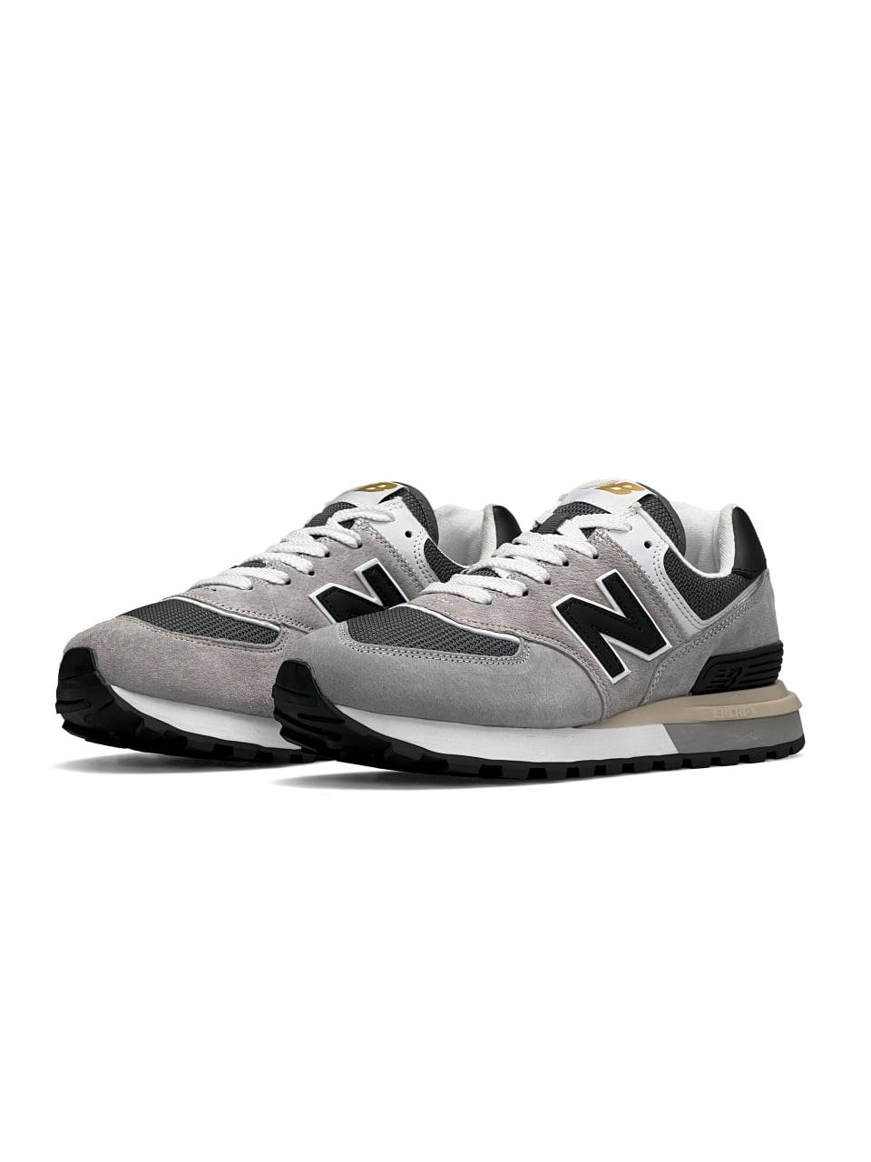 New Balance 574 Classic Gray Black Sand