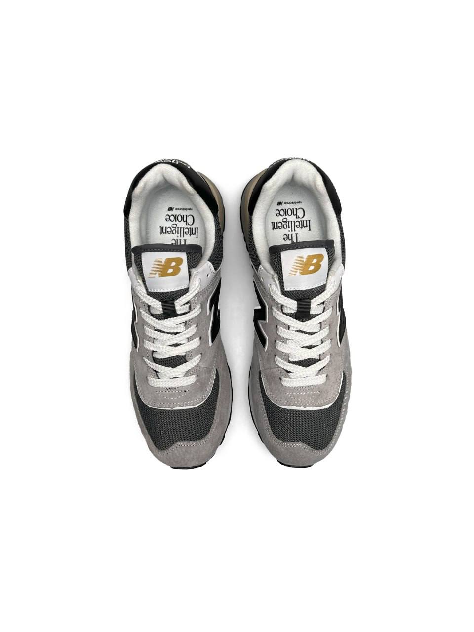 New Balance 574 Classic Gray Black Sand