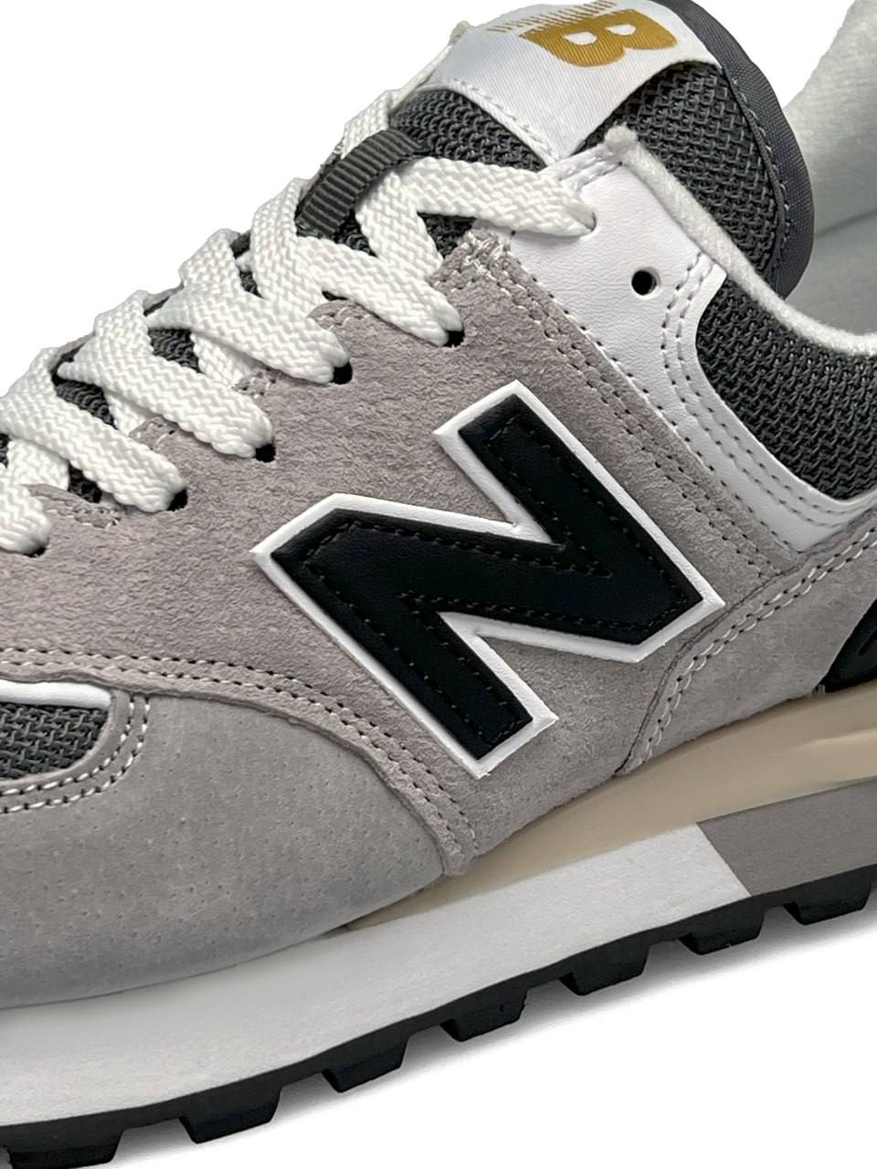 New Balance 574 Classic Gray Black Sand