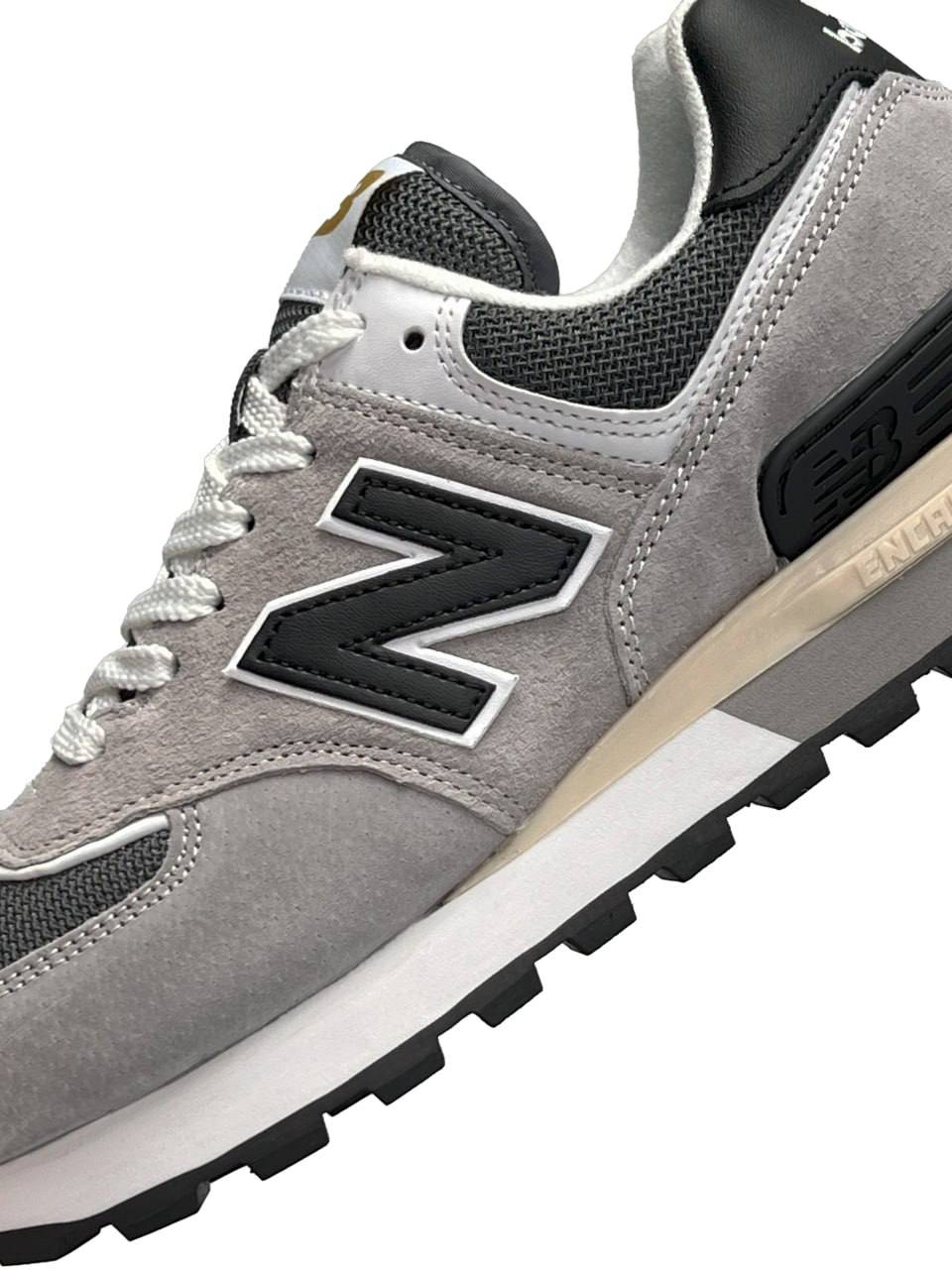 New Balance 574 Classic Gray Black Sand
