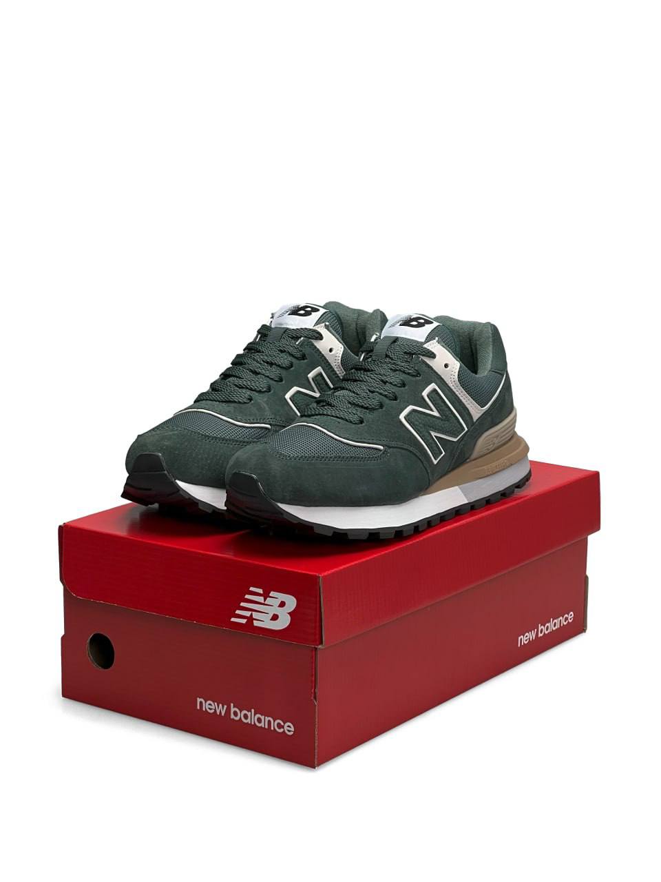 New Balance 574 Classic Green White