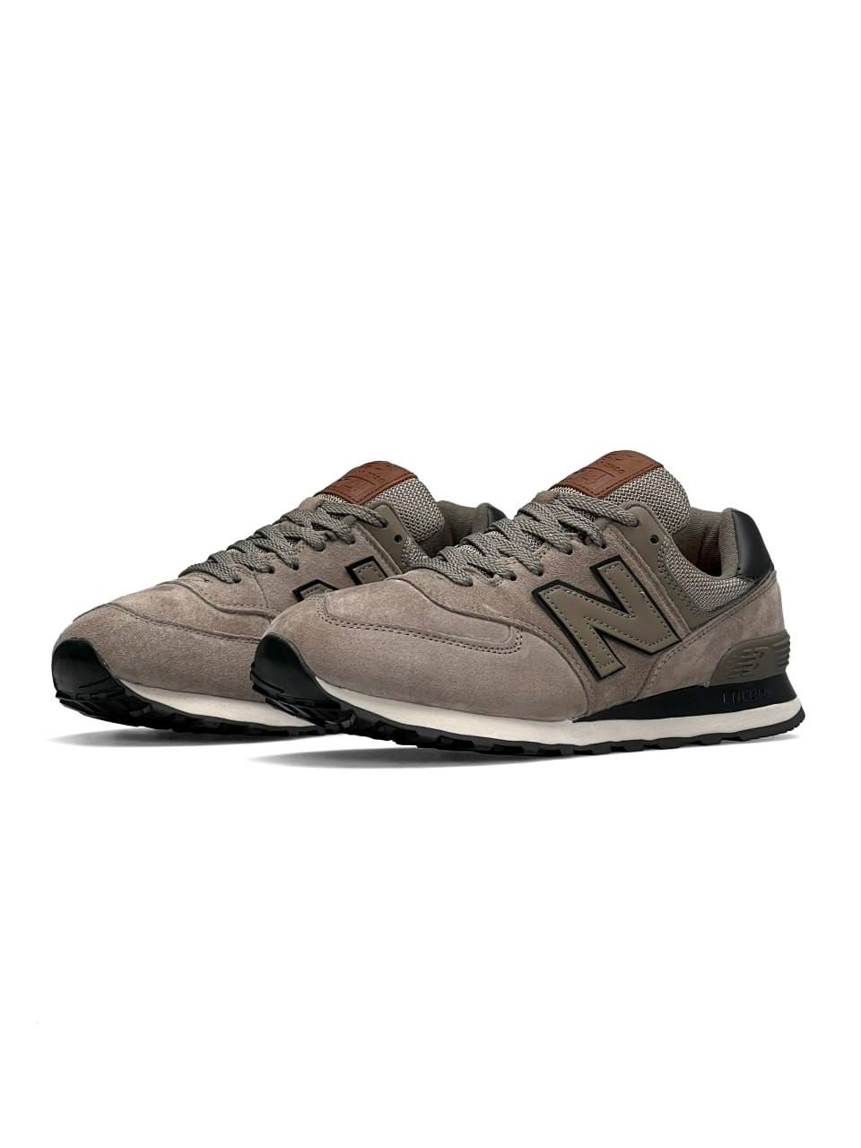 New Balance 574 Full Suede Sand Brown