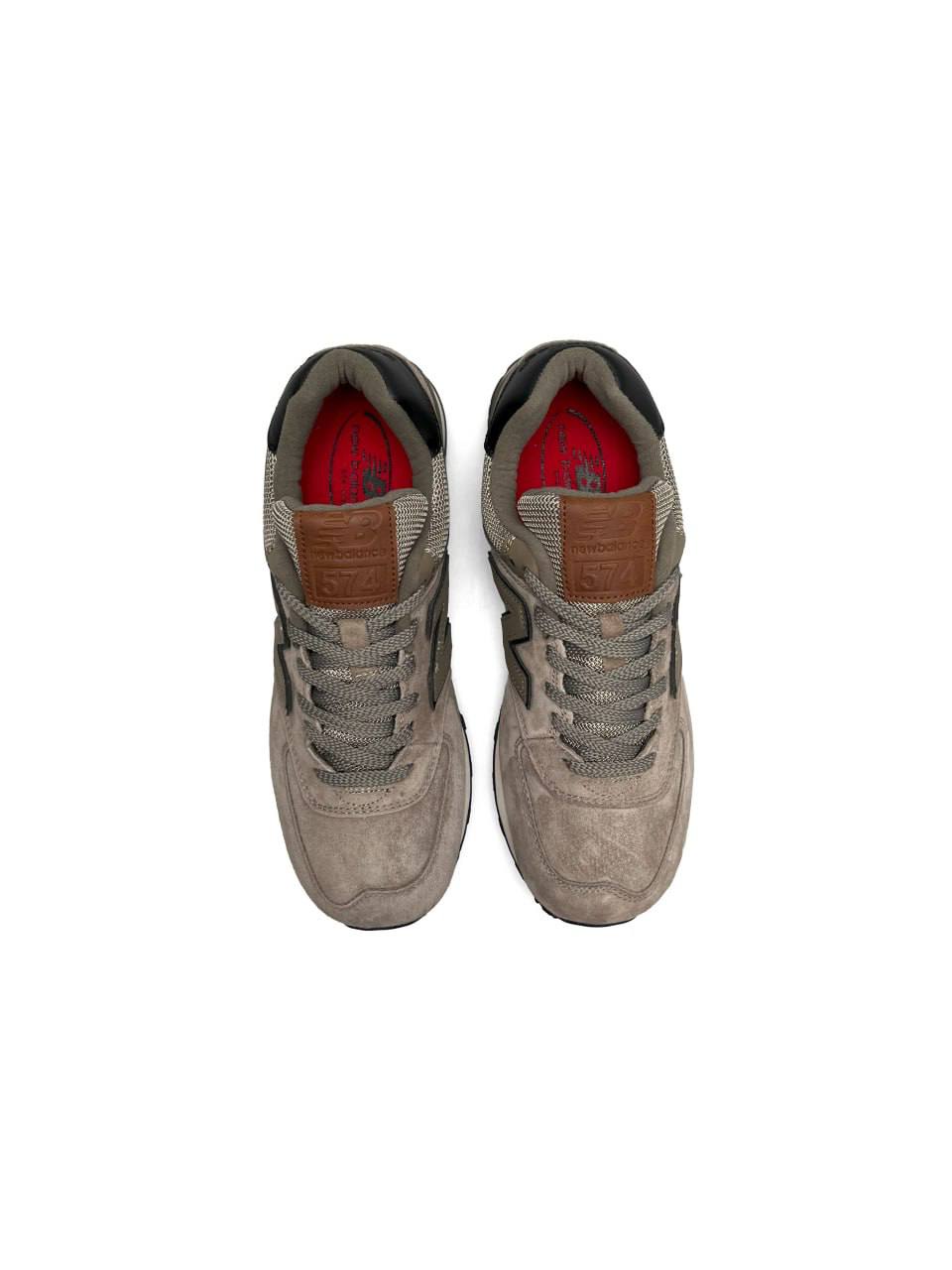 New Balance 574 Full Suede Sand Brown
