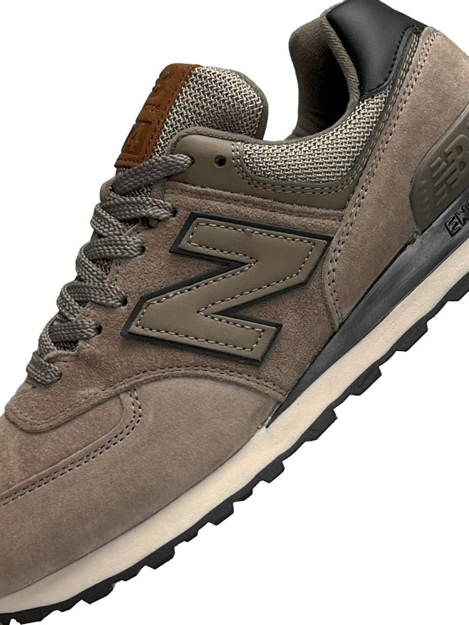 New Balance 574 Full Suede Sand Brown