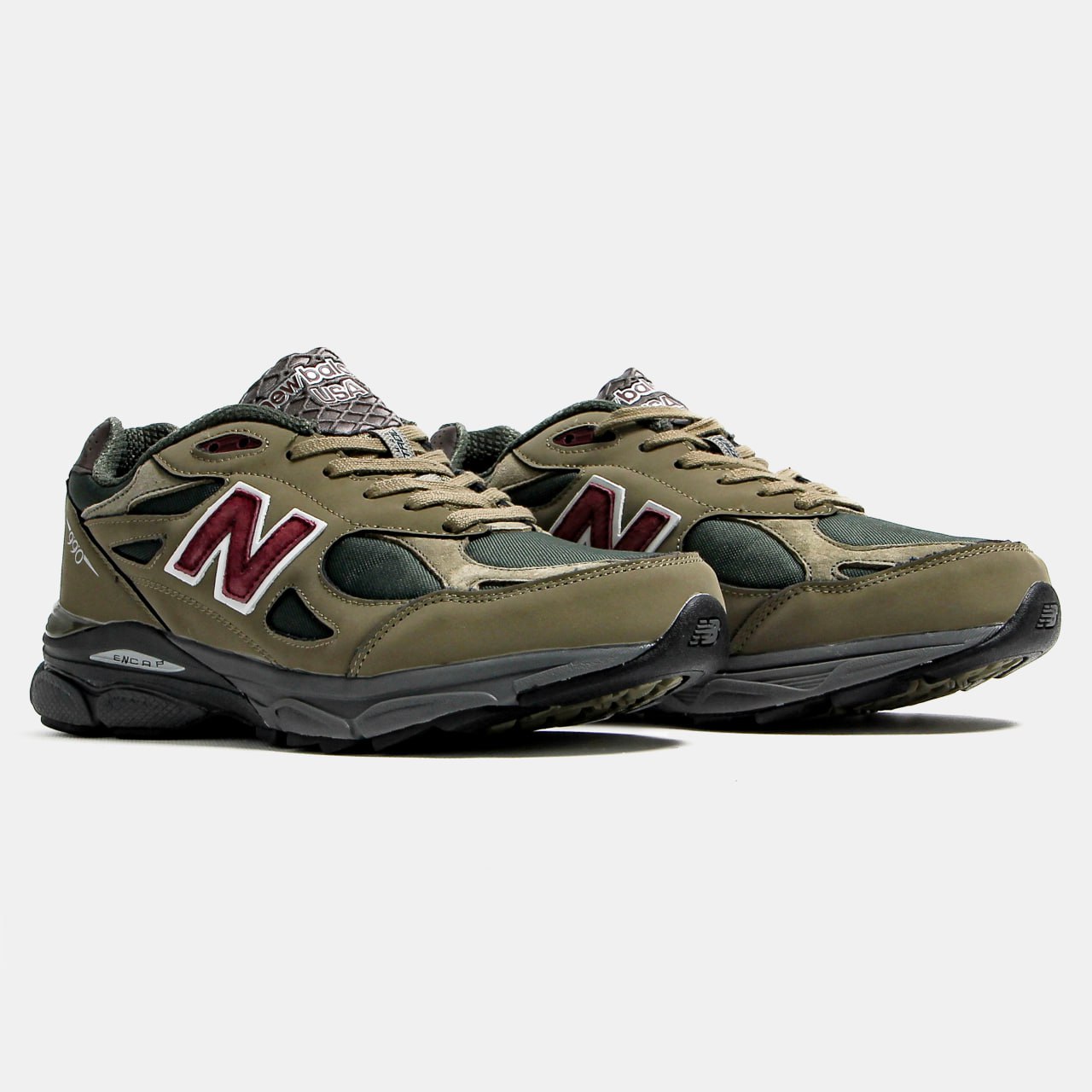 New Balance 990v3 MiUSA Teddy Santis Green Purple