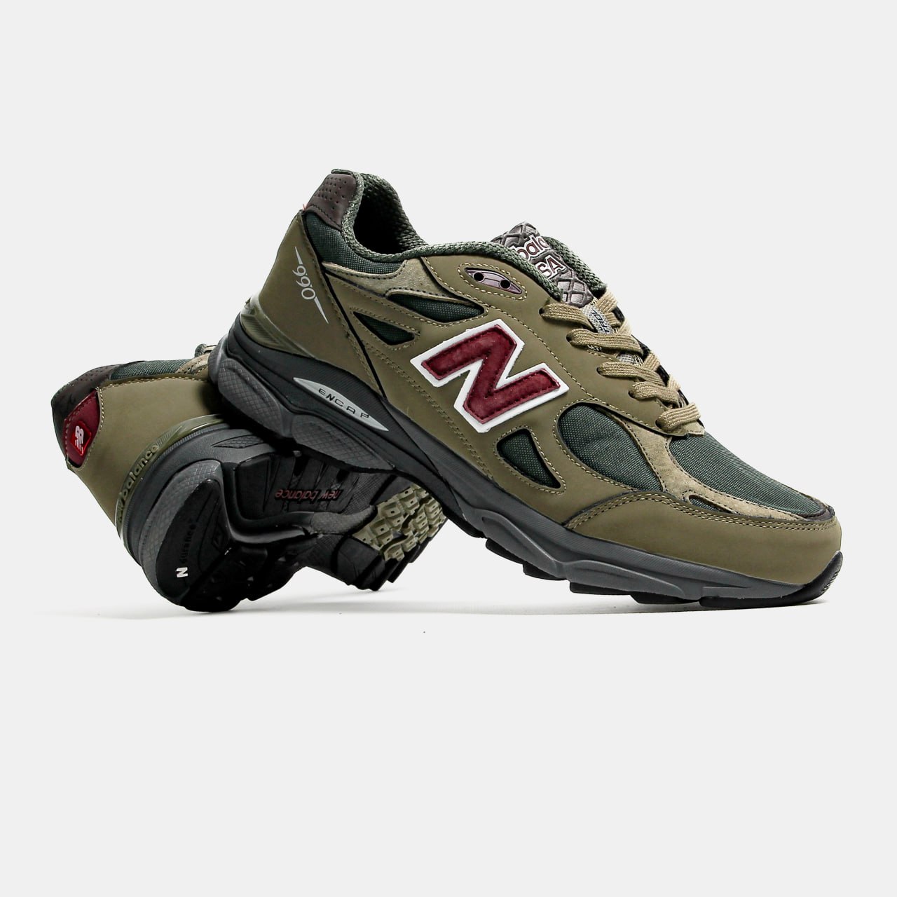 New Balance 990v3 MiUSA Teddy Santis Green Purple