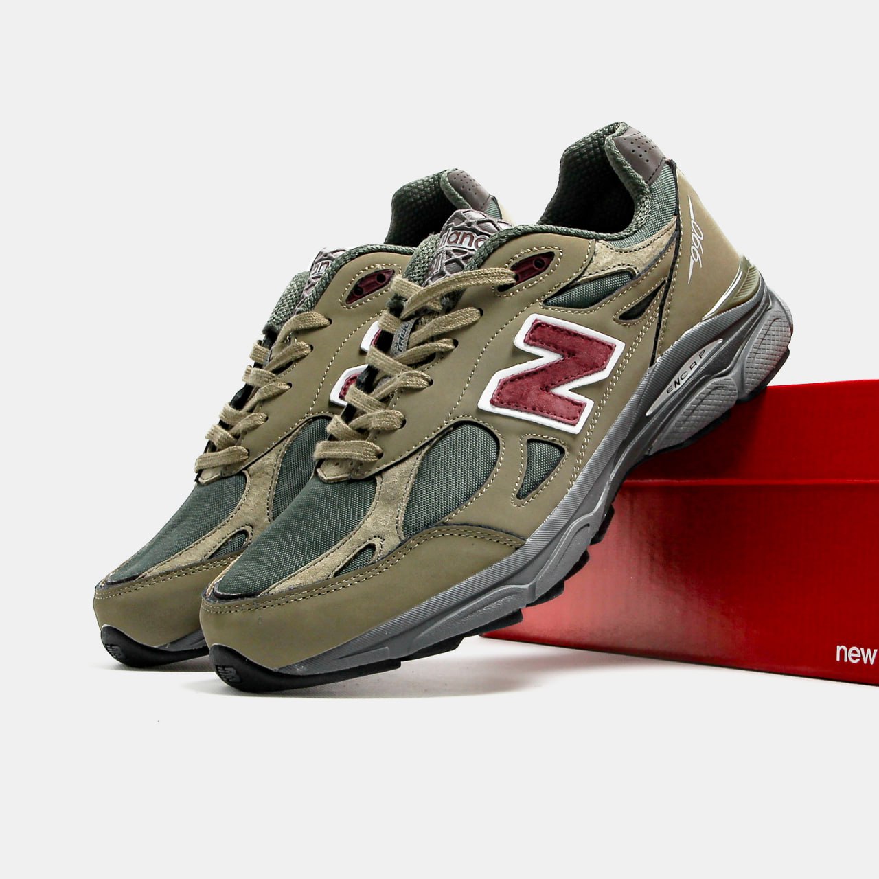 New Balance 990v3 MiUSA Teddy Santis Green Purple