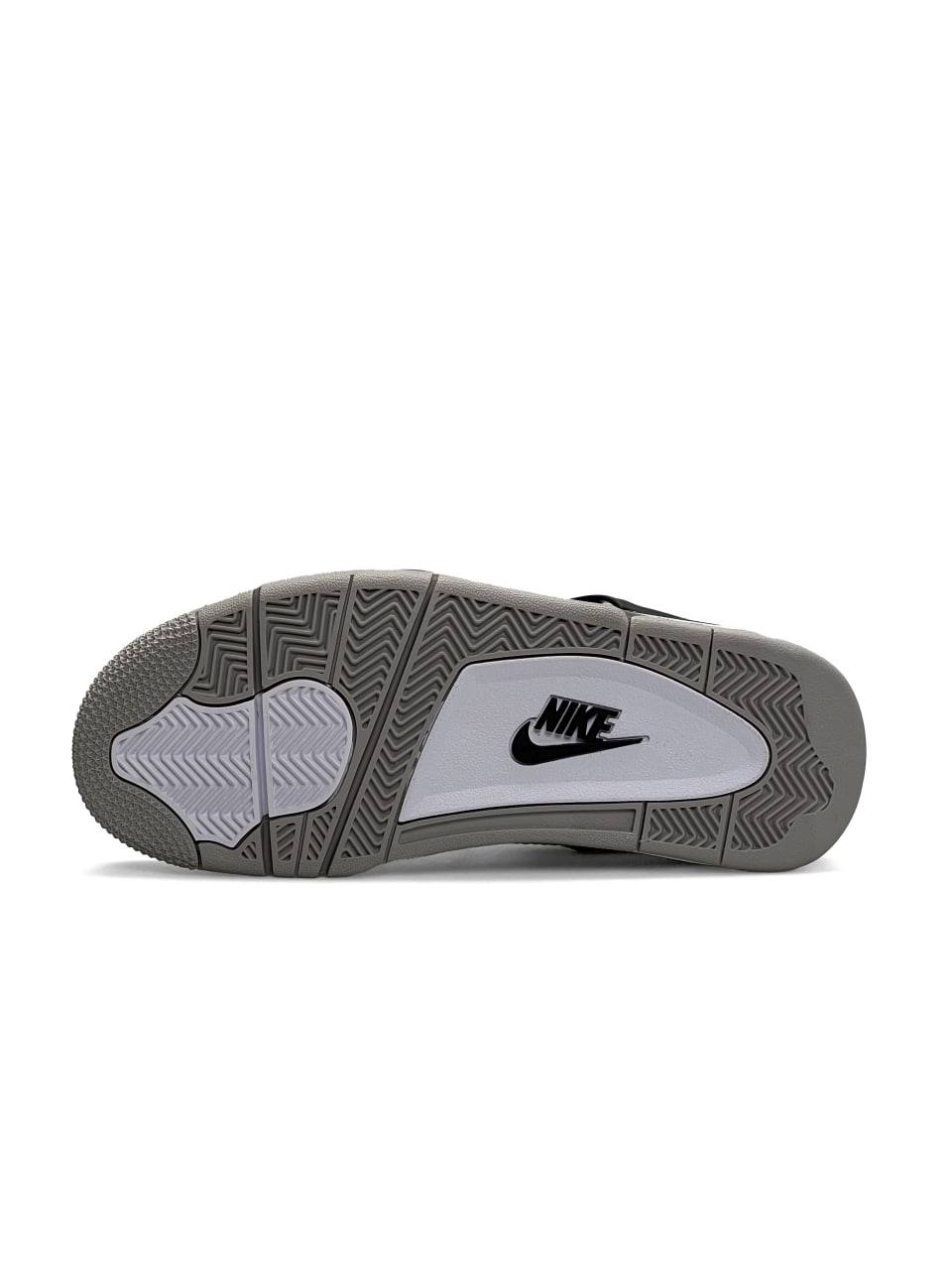 Nike Air Jordan 4 Retro White Black Gray