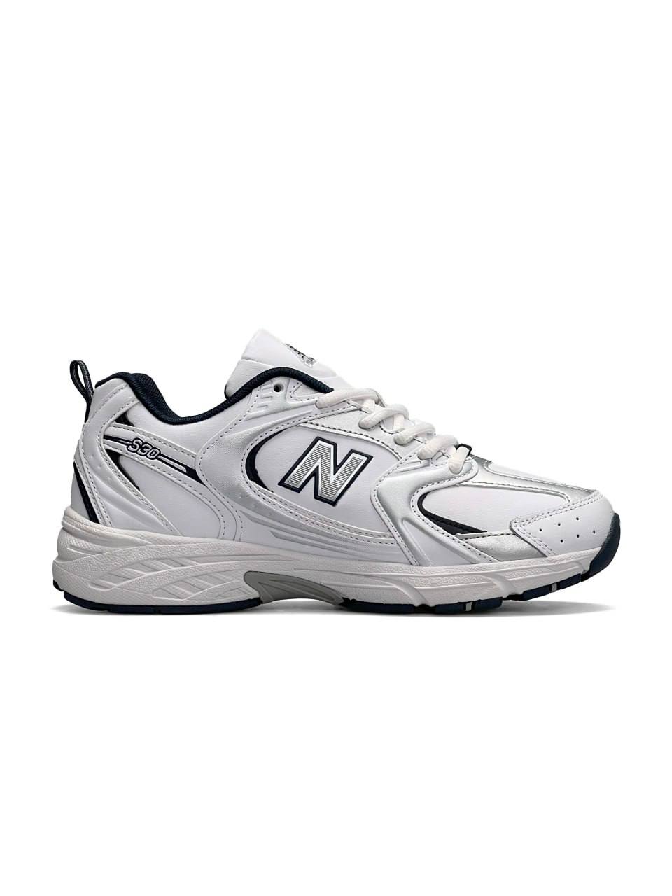 New Balance 530 White Navy Silver