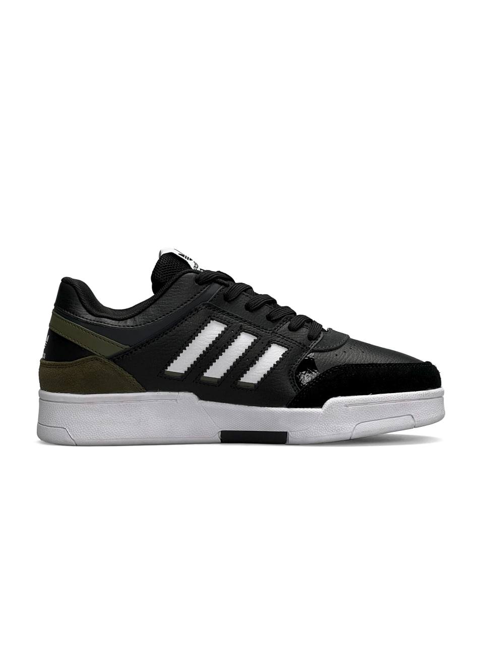Adidas Drop Step Black White Khaki